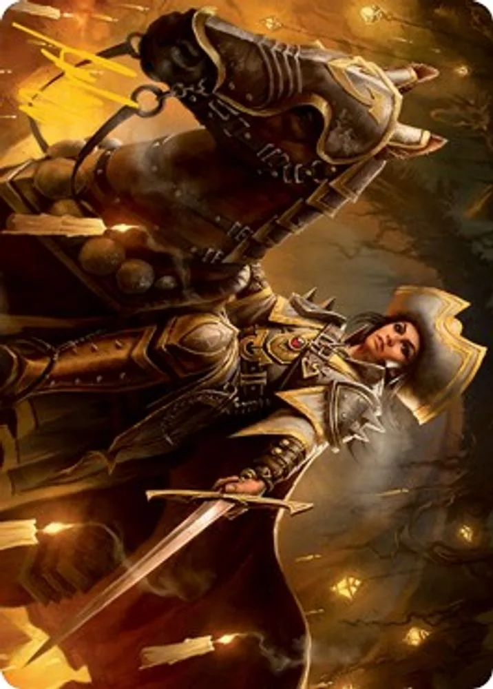 Seasoned Cathar Art Card (Gold-Stamped Signature)