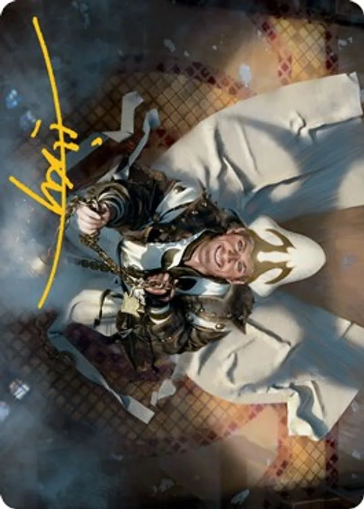 Jerren, Corrupted Bishop Art Card (Gold-Stamped Signature)