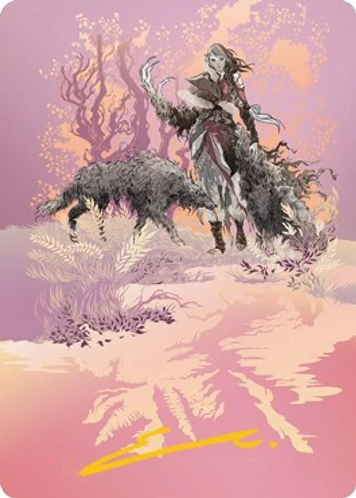 Arlinn, the Pack's Hope Art Card (03/81 · Gold-Stamped Signature)