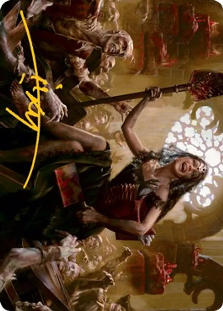 Gisa, Glorious Resurrector Art Card (Gold-Stamped Signature)