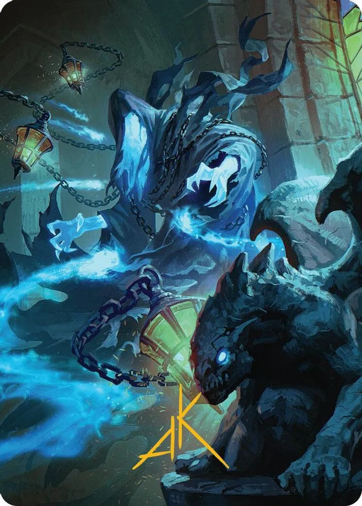 Mausoleum Wanderer Art Card (Gold-Stamped Signature)