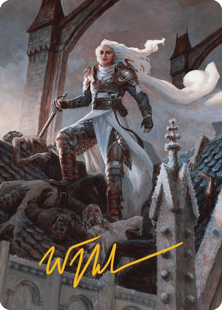 Thalia, Heretic Cathar Art Card (Gold-Stamped Signature)