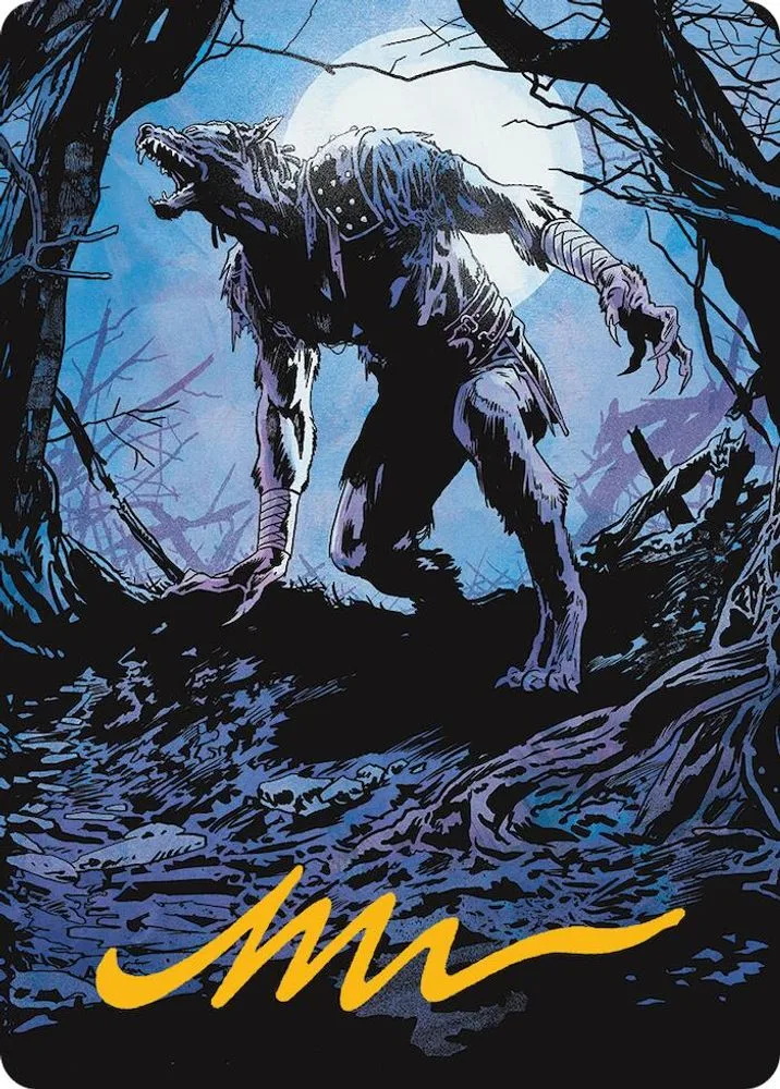 Krallenhorde Howler Art Card (Gold-Stamped Signature)