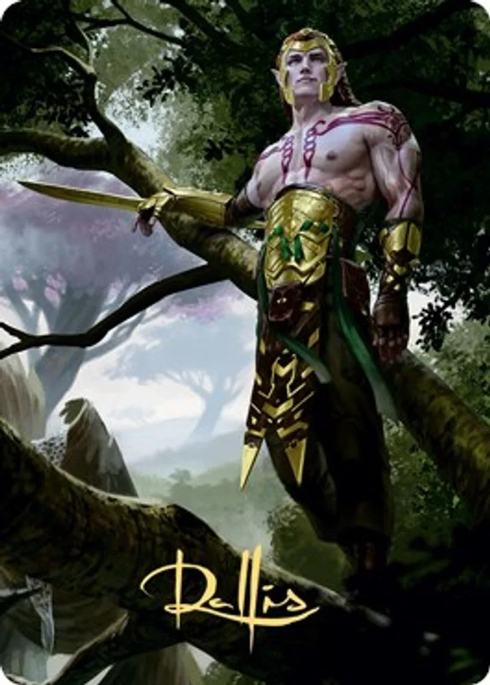 Tyvar Kell Art Card (Gold-Stamped Signature)