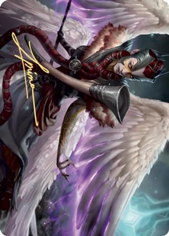 Firja, Judge of Valor Art Card (Gold-Stamped Signature)