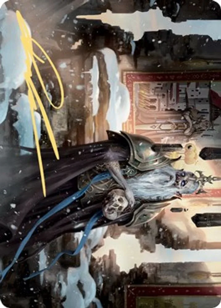 Narfi, Betrayer King Art Card (Gold-Stamped Signature)