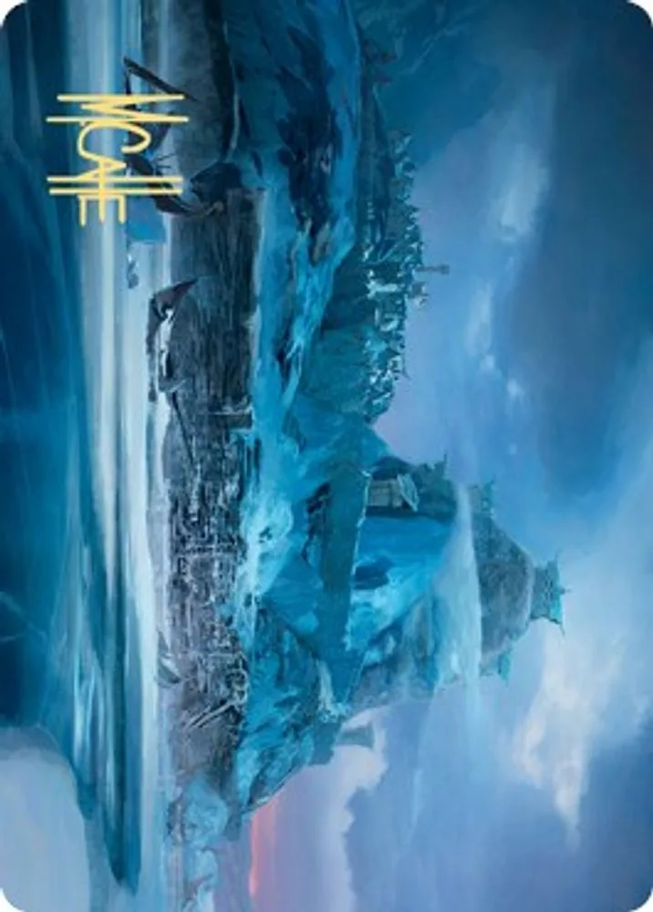 Port of Karfell Art Card (Gold-Stamped Signature)