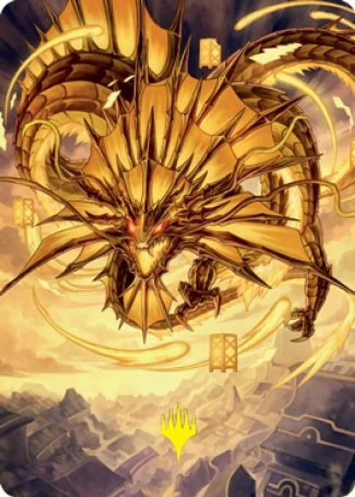 Ao, the Dawn Sky Art Card (46/81 · Gold-Stamped Signature)