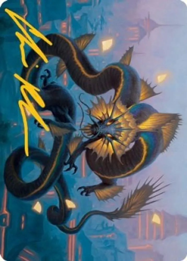 Ao, the Dawn Sky Art Card (25/81 · Gold-Stamped Signature)