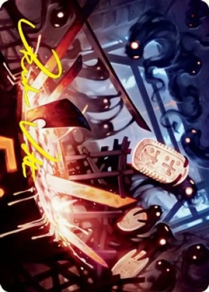 Smoke Spirits' Aid Art Card (Gold-Stamped Signature)
