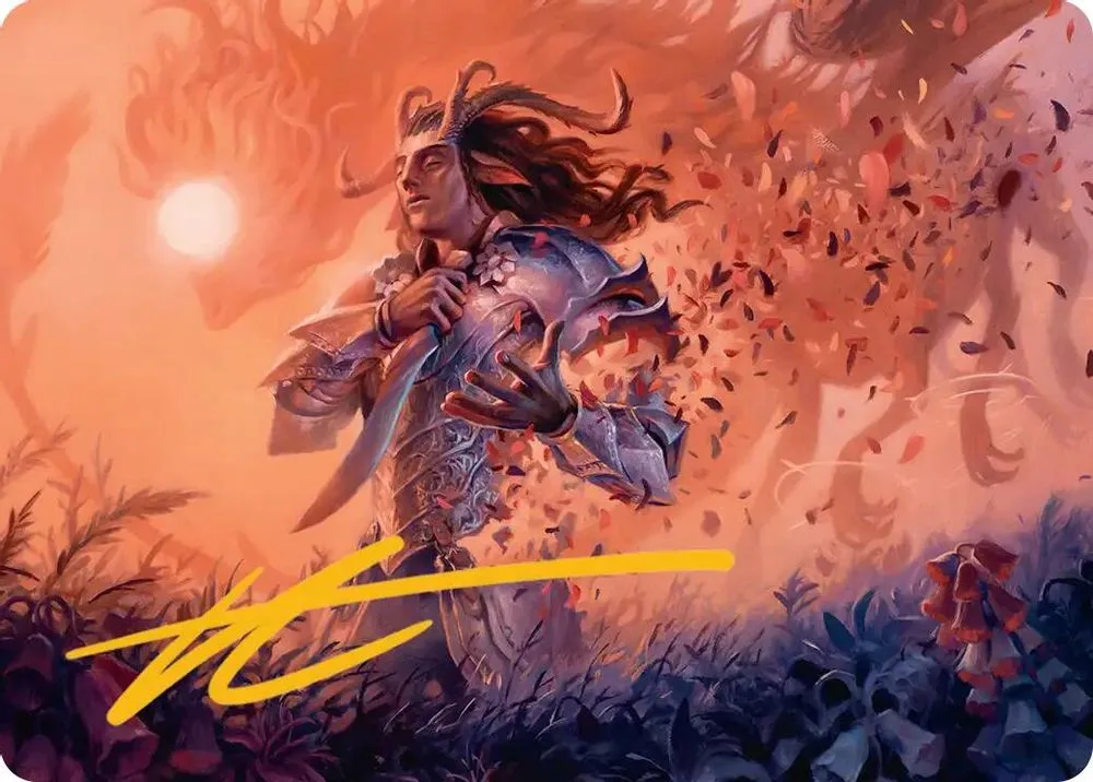 Rhys, the Evermore Art Card (Gold-Stamped Signature)