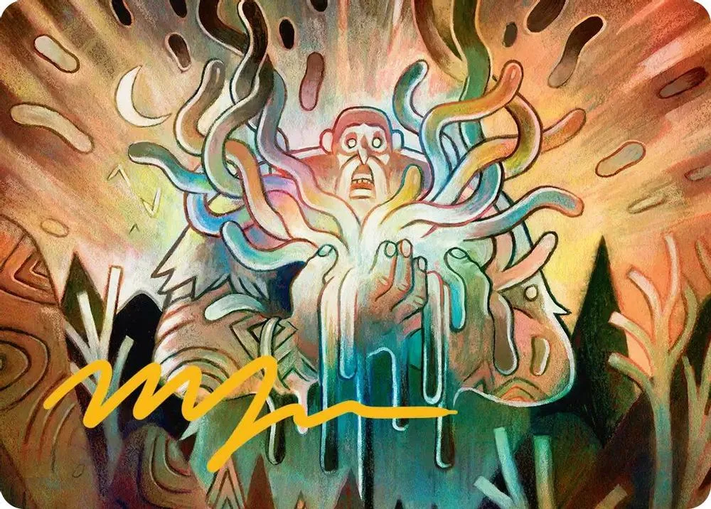 Aurora Awakener Art Card (40/54 · Gold-Stamped Signature)