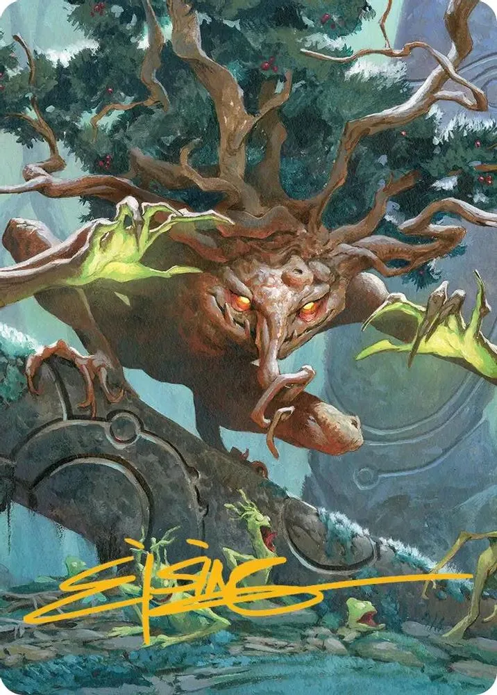 Ferrafor, Young Yew Art Card (Gold-Stamped Signature)