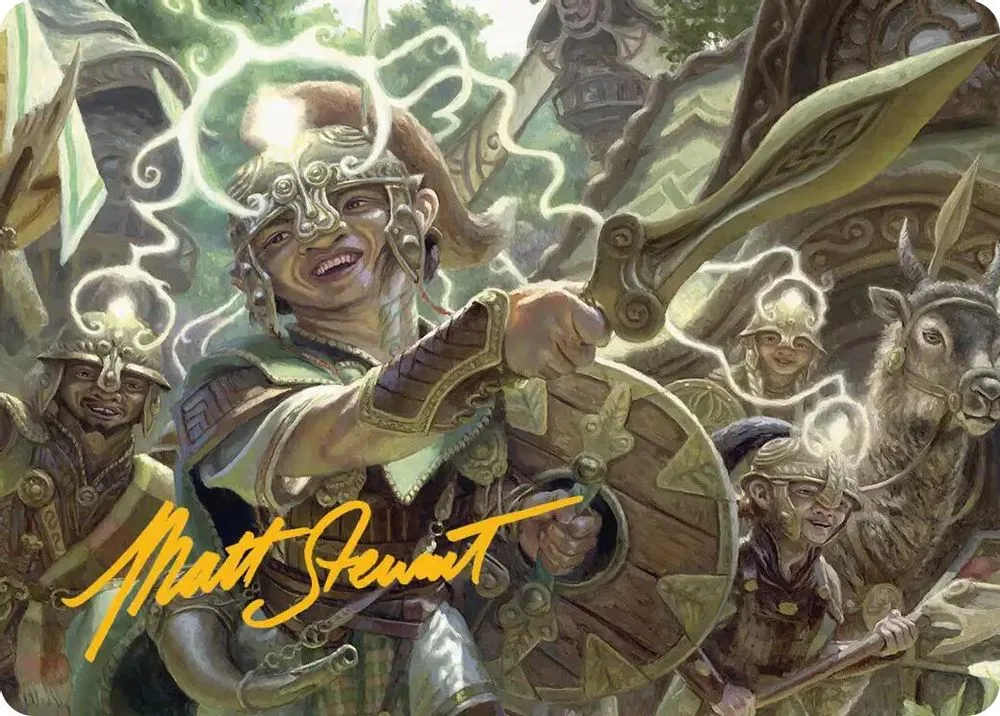 Thoughtweft Lieutenant Art Card (Gold-Stamped Signature)