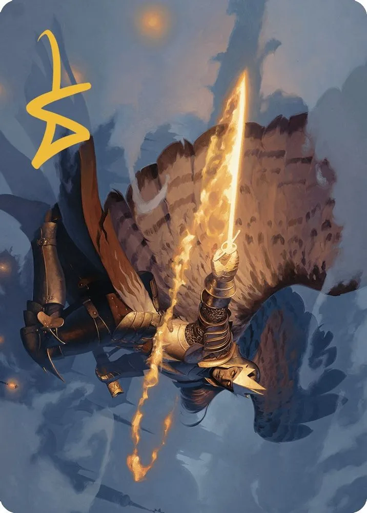 Aurelia's Vindicator Art Card (Gold-Stamped Signature)