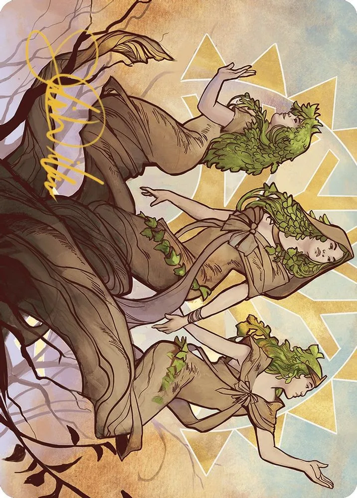 Trostani, Three Whispers Art Card (Gold-Stamped Signature)
