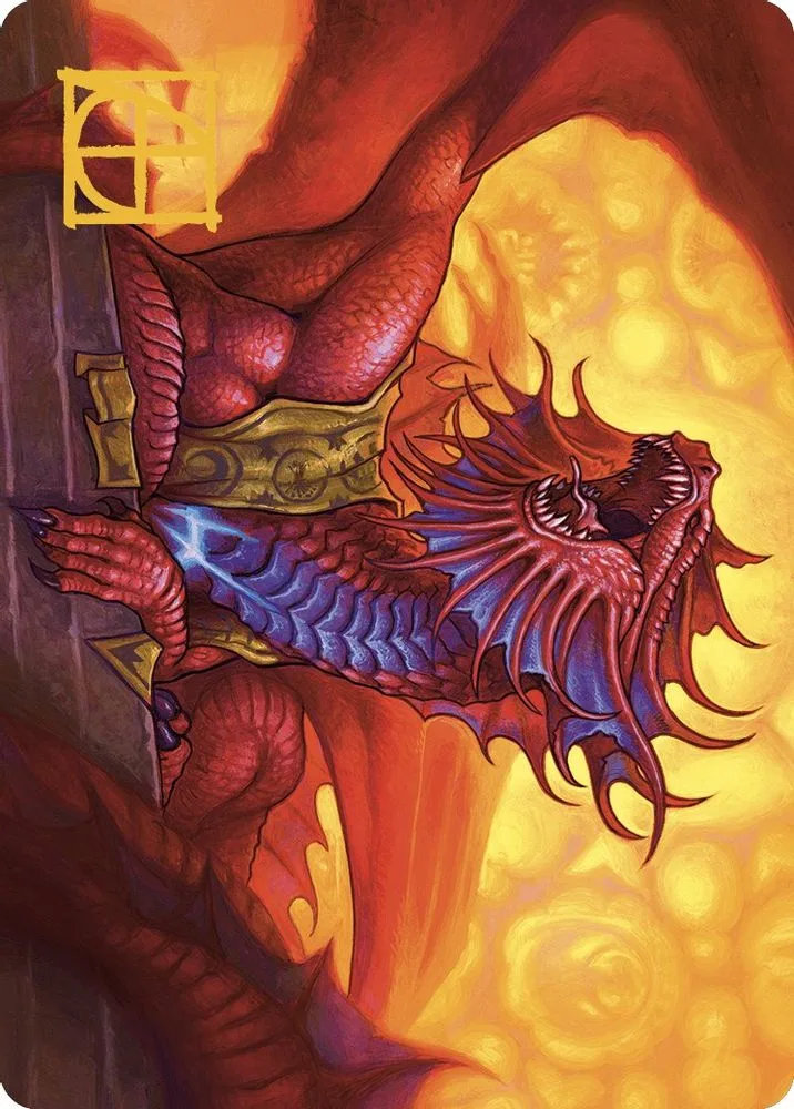 Niv-Mizzet, Guildpact Art Card (44/49 · Gold-Stamped Signature)