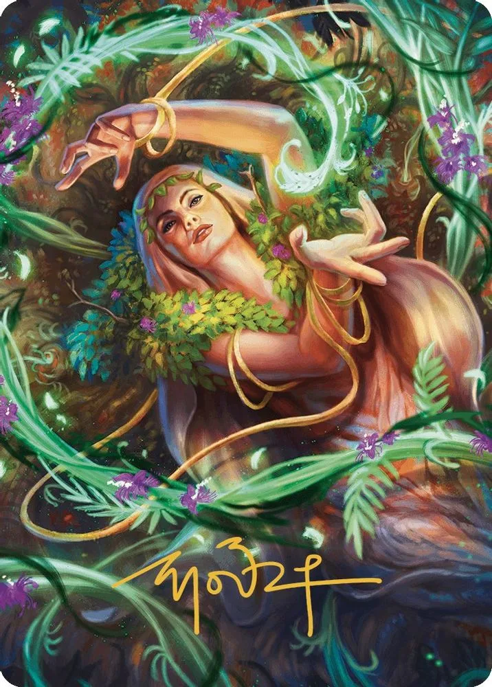 Insidious Roots Art Card (Gold-Stamped Signature)