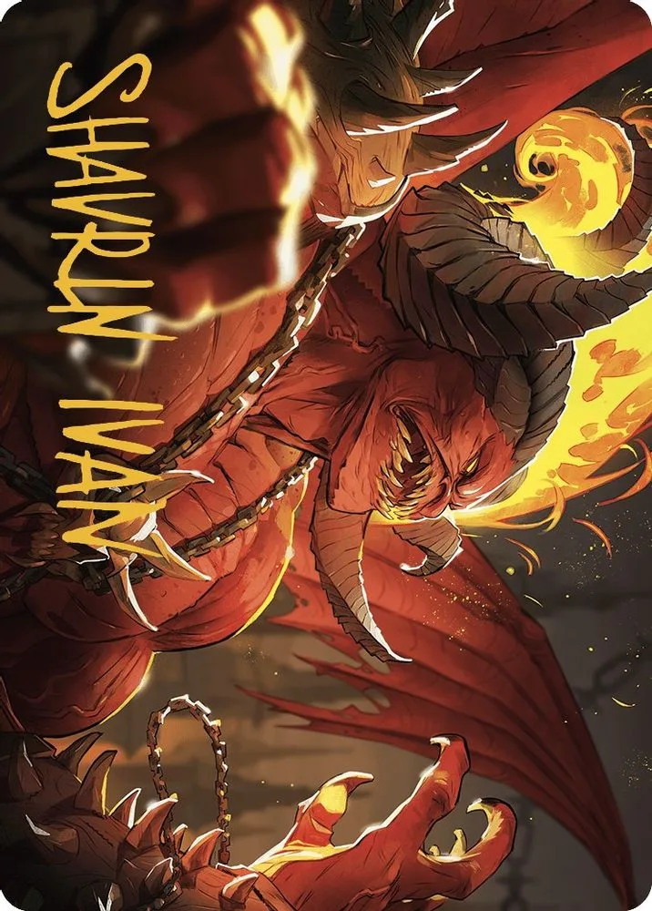 Rakdos, Patron of Chaos Art Card (45/49 · Gold-Stamped Signature)