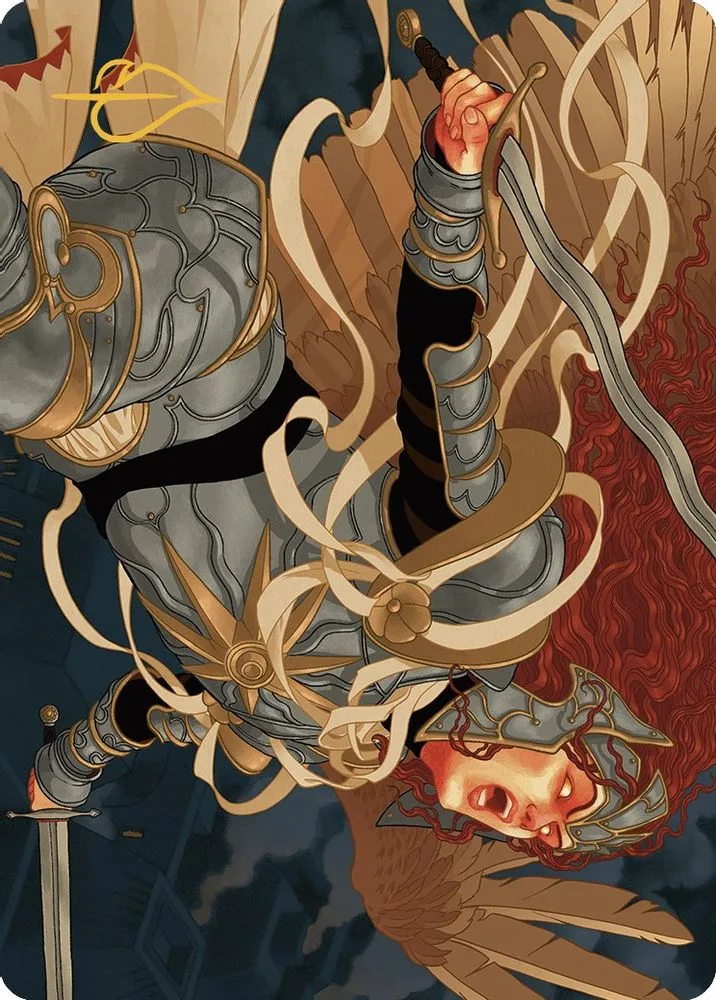 Aurelia, the Law Above Art Card (41/49 · Gold-Stamped Signature)