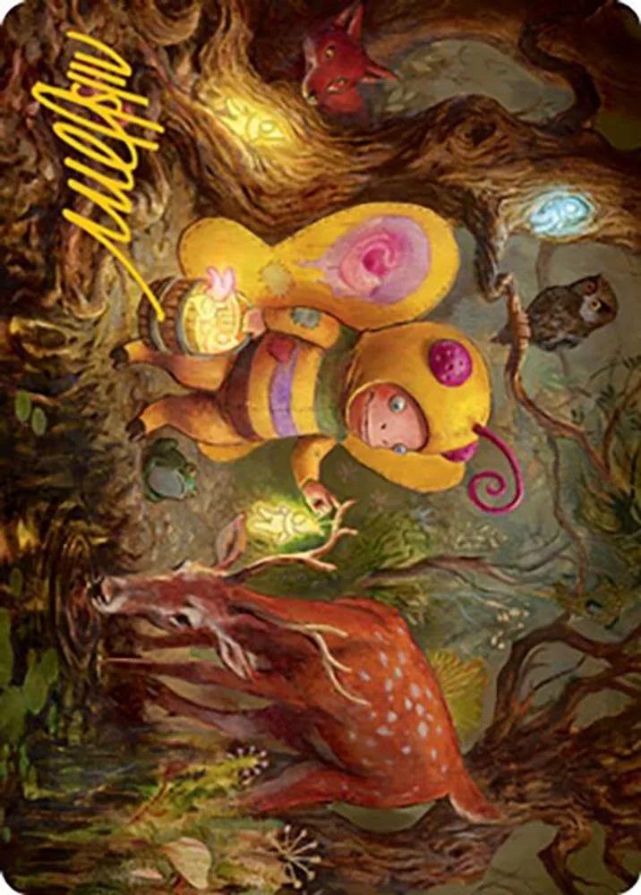 Glimmer Bairn Art Card (Gold-Stamped Signature)