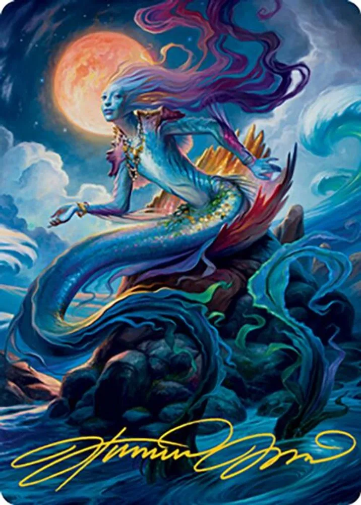 Svyelun of Sea and Sky Art Card (24/81 · Gold-Stamped Signature)