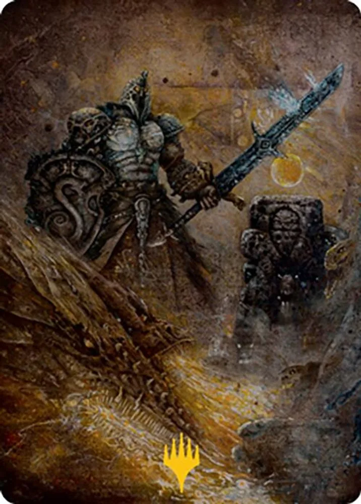 Dakkon, Shadow Slayer Art Card (48/81 · Gold-Stamped)