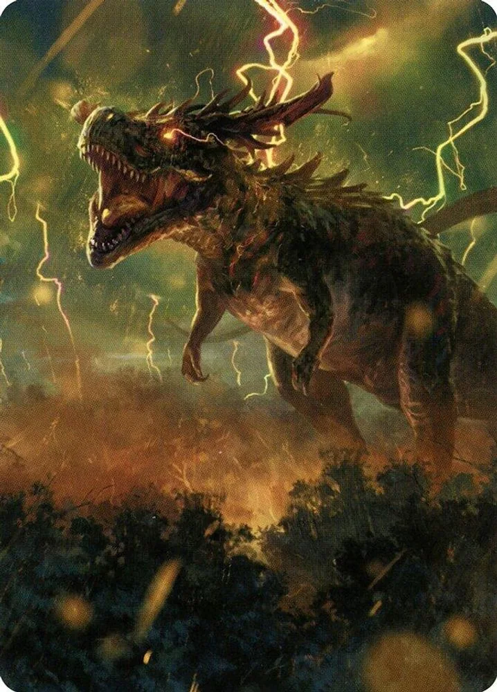 Thrasta, Tempest's Roar Art Card (42/81)