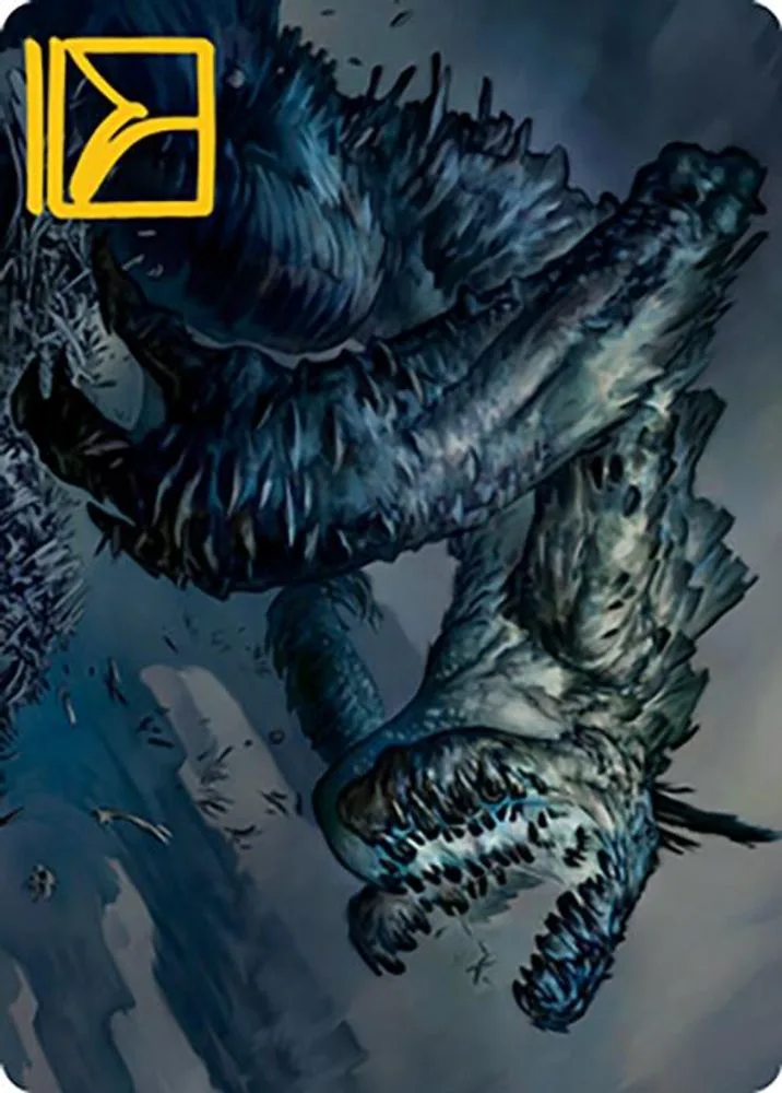 Necrogoyf Art Card (Gold-Stamped Signature)
