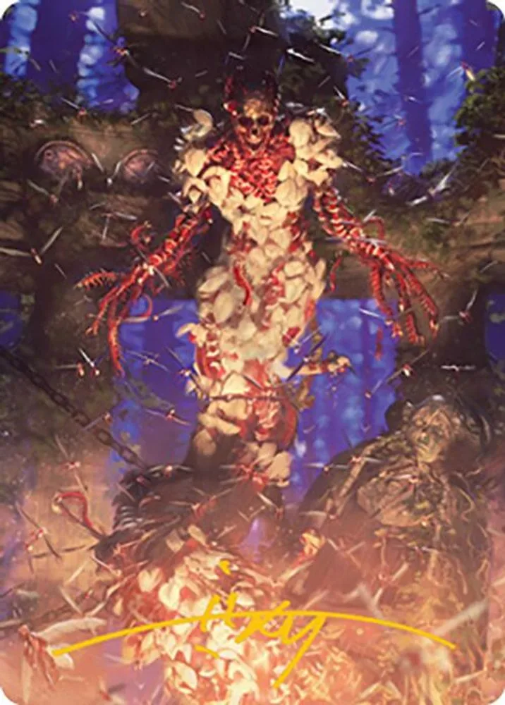 Grist, the Hunger Tide Art Card (55/81 · Gold-Stamped Signature)