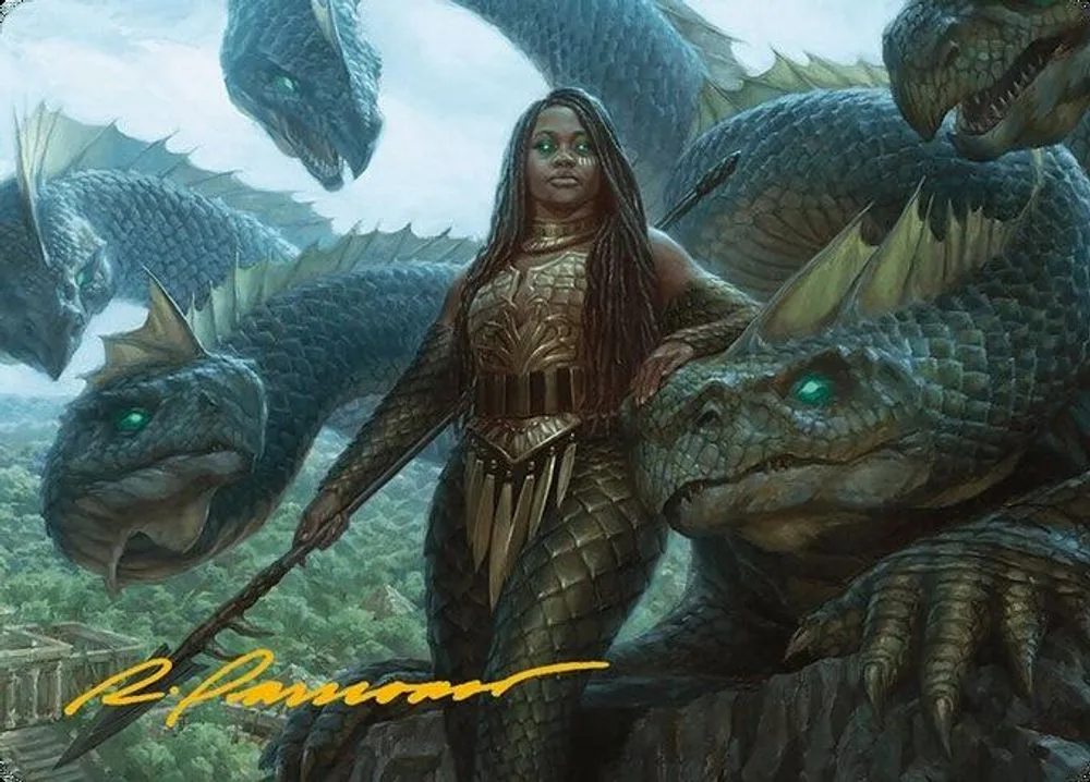 Hydra Trainer Art Card (Gold-Stamped Signature)