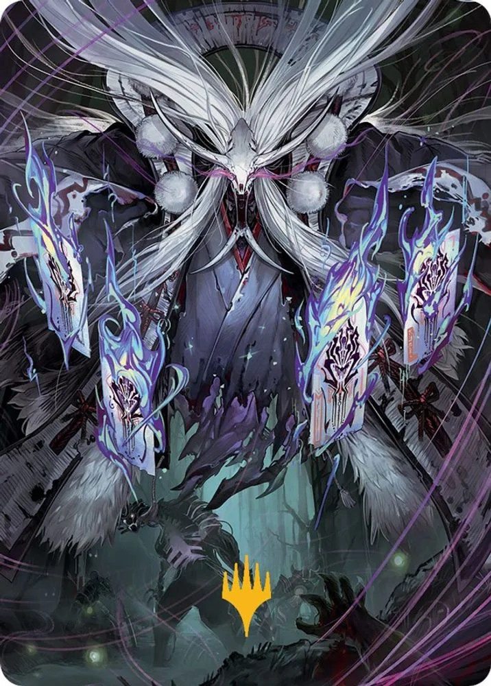 Horobi, Death's Wail Art Card (Gold-Stamped Signature)
