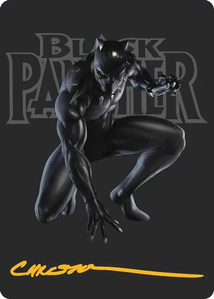 Black Panther, Hope Enduring Art Card (Gold-Stamped Signature)
