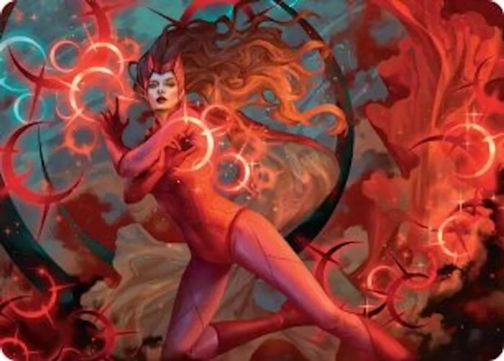 Scarlet Witch, Chaotic Avenger Art Card