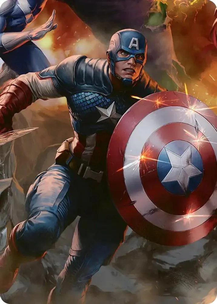 Captain America, Unbowed Art Card (Captain America, Unbowed Art Card)