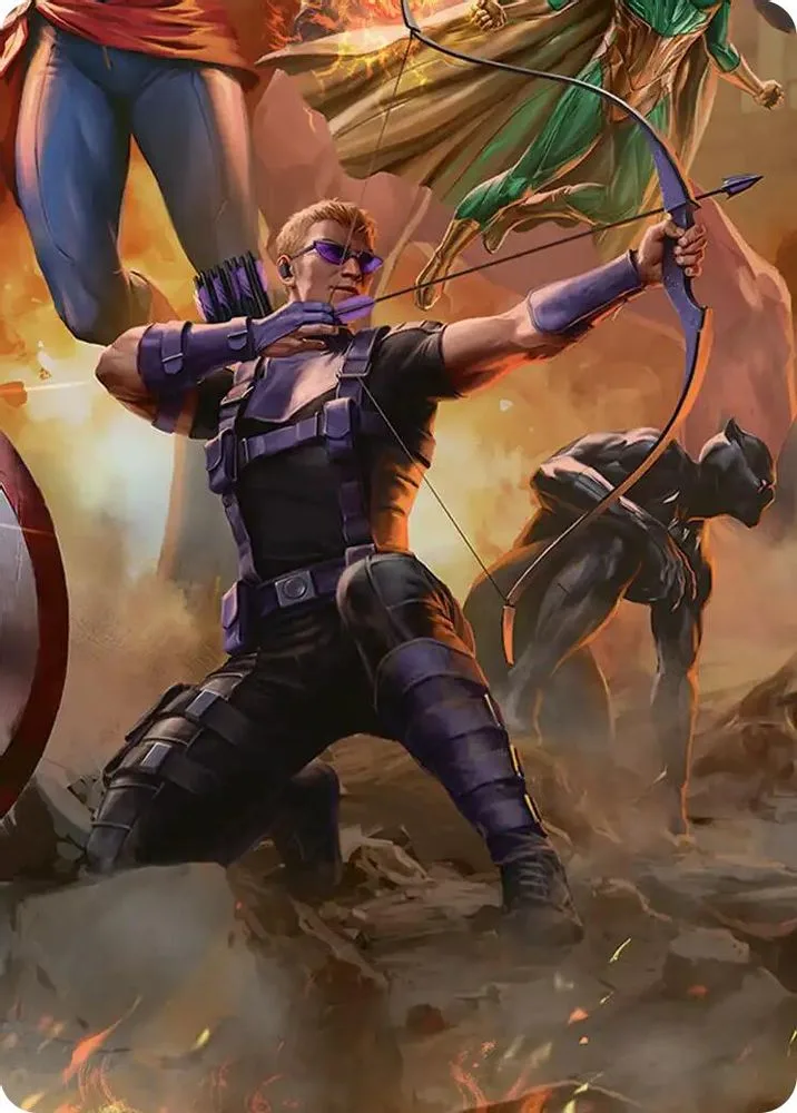Hawkeye, Trick Shot Art Card (Hawkeye, Trick Shot Art Card)