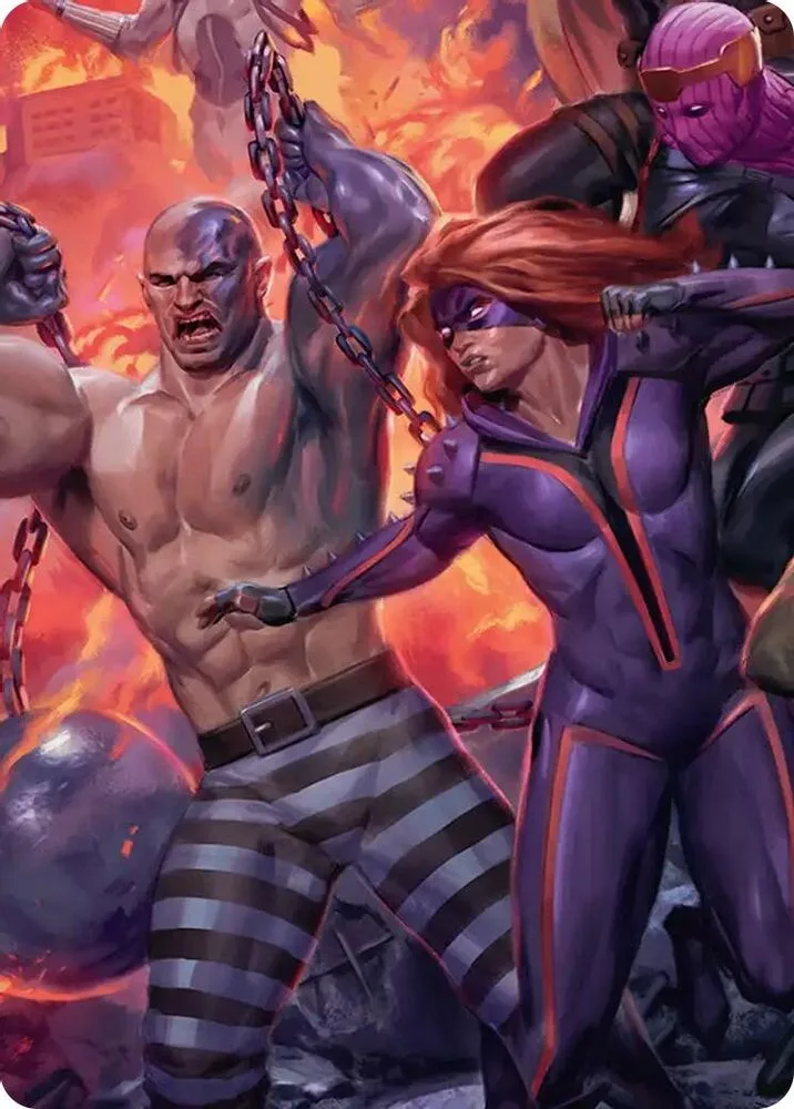 Absorbing Man and Titania Art Card (Absorbing Man and Titania Art Card)