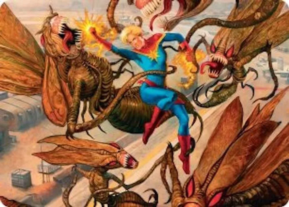 Captain Marvel, Apex Avenger Art Card