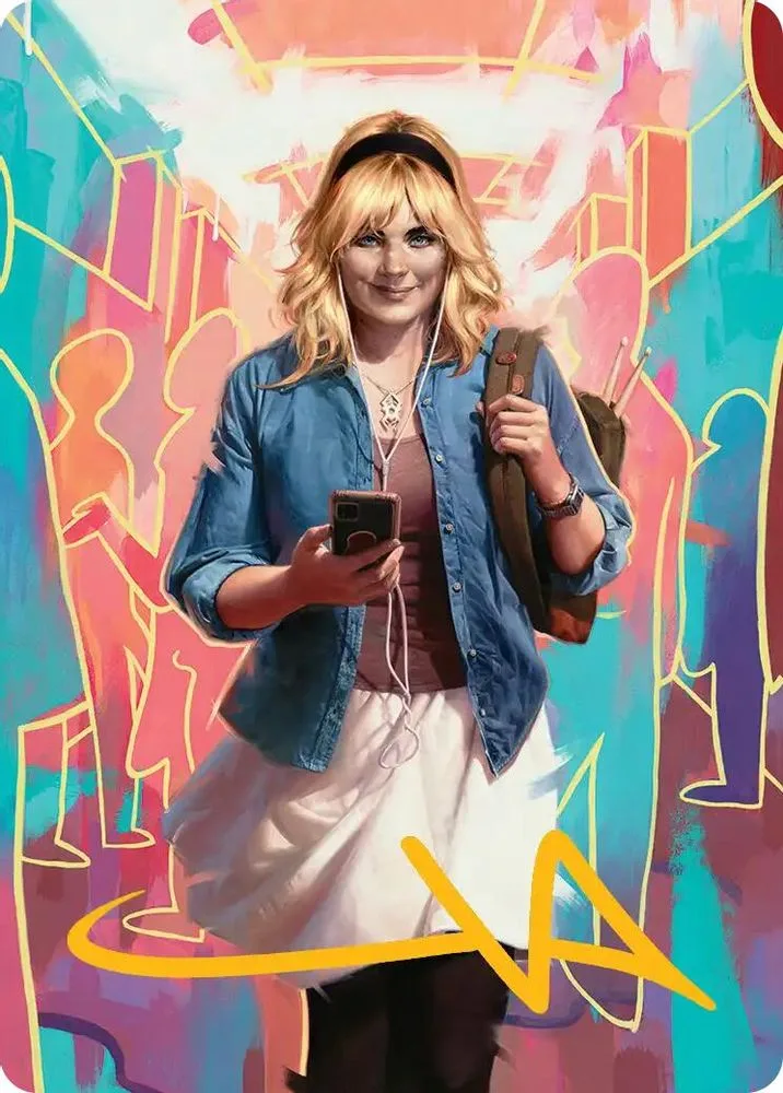 Gwen Stacy Art Card (Gold-Stamped Signature · 13/54)