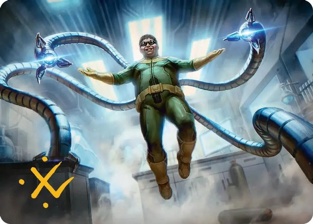 Doctor Octopus, Master Planner Art Card (25/54 · Gold-Stamped Signature)