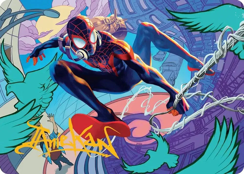 Spider-Man, Brooklyn Visionary Art Card (Gold-Stamped Signature)