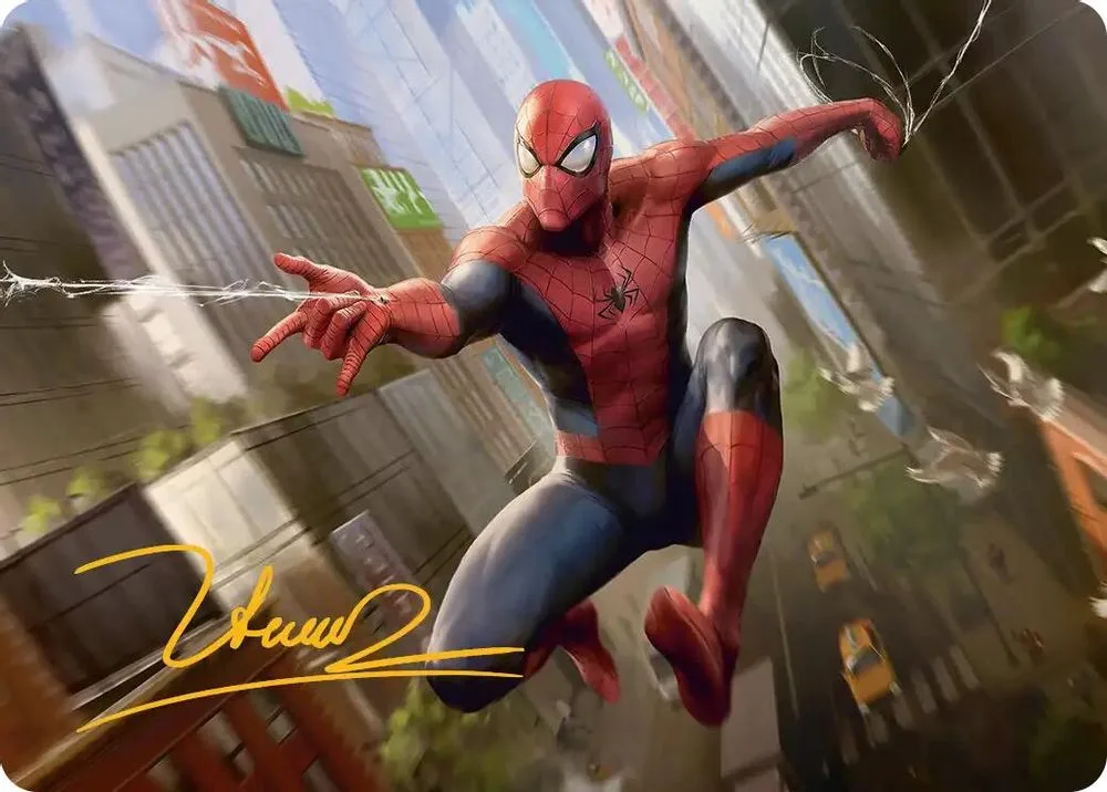 Amazing Spider-Man Art Card (24/54 · Gold-Stamped Signature)
