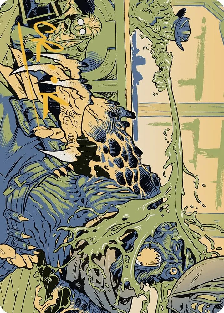 Voidslime Art Card (Gold-Stamped Signature)