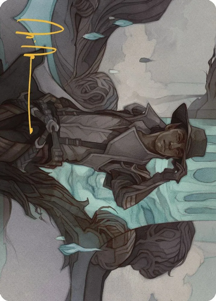 Kellan Joins Up Art Card (Gold-Stamped Signature)
