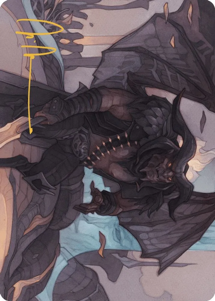 Rakdos Joins Up Art Card (Gold-Stamped Signature)