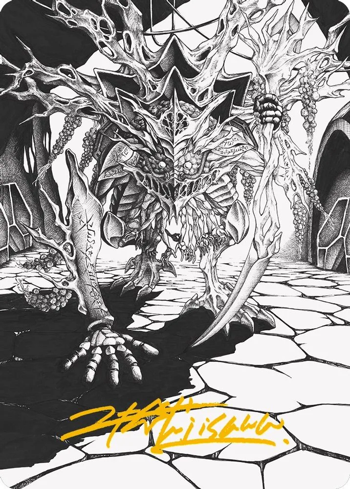 Thrun, Breaker of Silence Art Card (Gold-Stamped Signature)