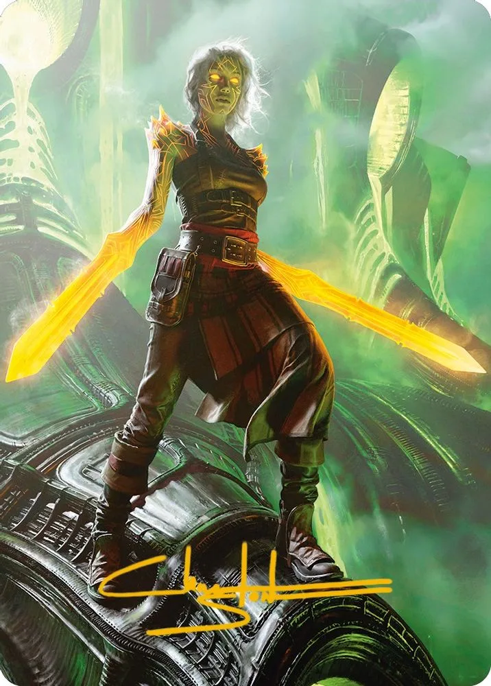 Nahiri, the Unforgiving Art Card (51/81 · Gold-Stamped Signature)