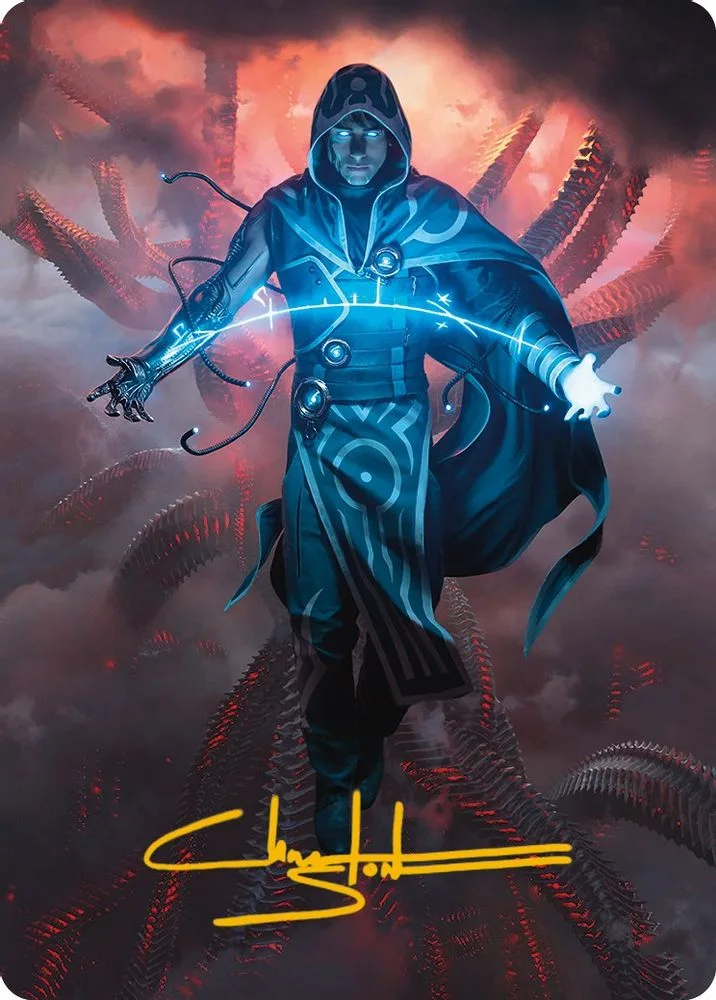 Jace, the Perfected Mind Art Card (15/81 · Gold-Stamped Signature)