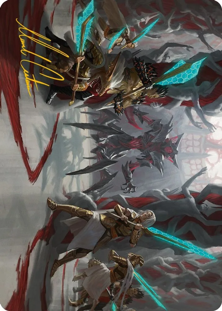 Goldwardens' Gambit Art Card (Gold-Stamped Signature)