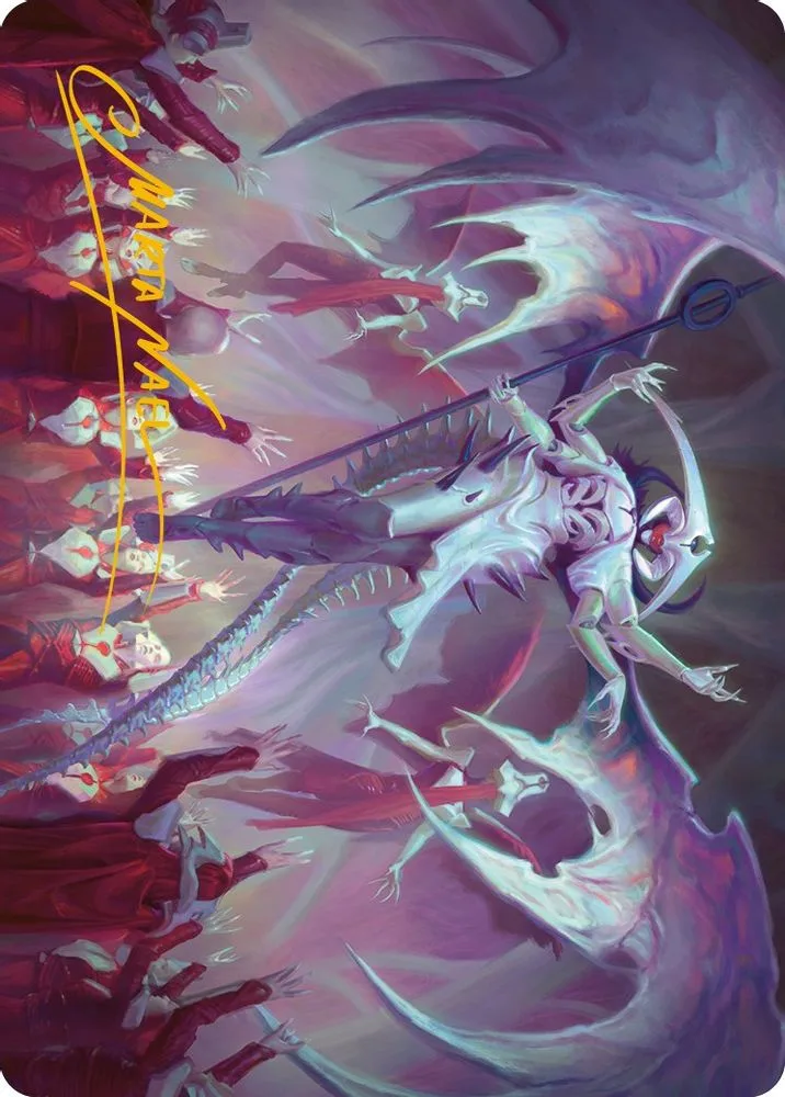 Atraxa, Grand Unifier Art Card (45/81 · Gold-Stamped Signature)